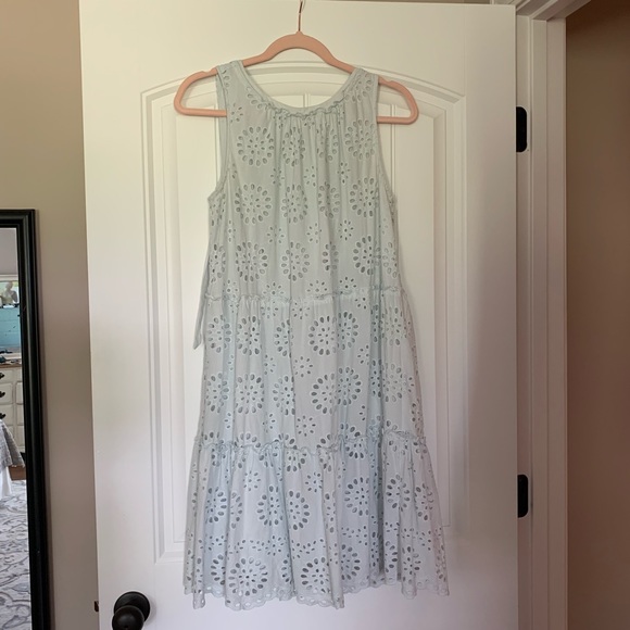 Loft Tiered Eyelet Dress - Picture 3 of 4